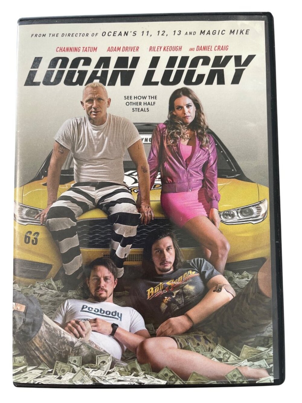 Logan Lucky DVD Channing Tatum Adam Driver Daniel Craig Comedy Movie Universal
